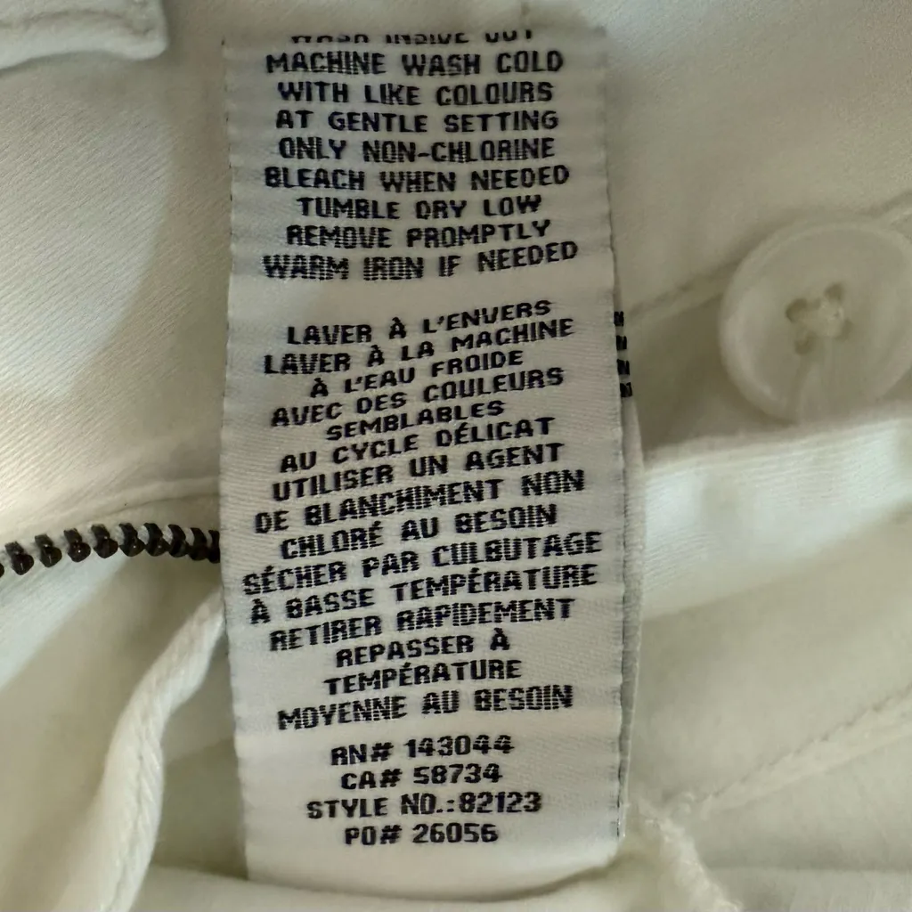 Bagatelle Collection New York White Cropped Wide Leg Pants - Image 8