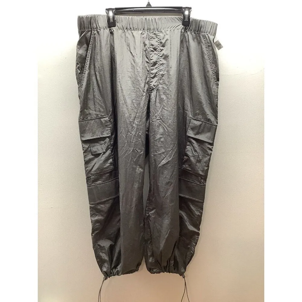 Arizona Size XXL Women’s Grey Elastic Waistband Cargo Pants. New With Tags - Image 2