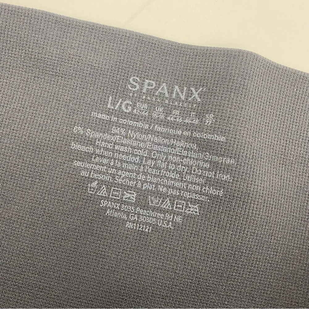 SPANX Look At Me Now Seamless High Rise Leggings: Black/Grey/Green Camo - Image 15