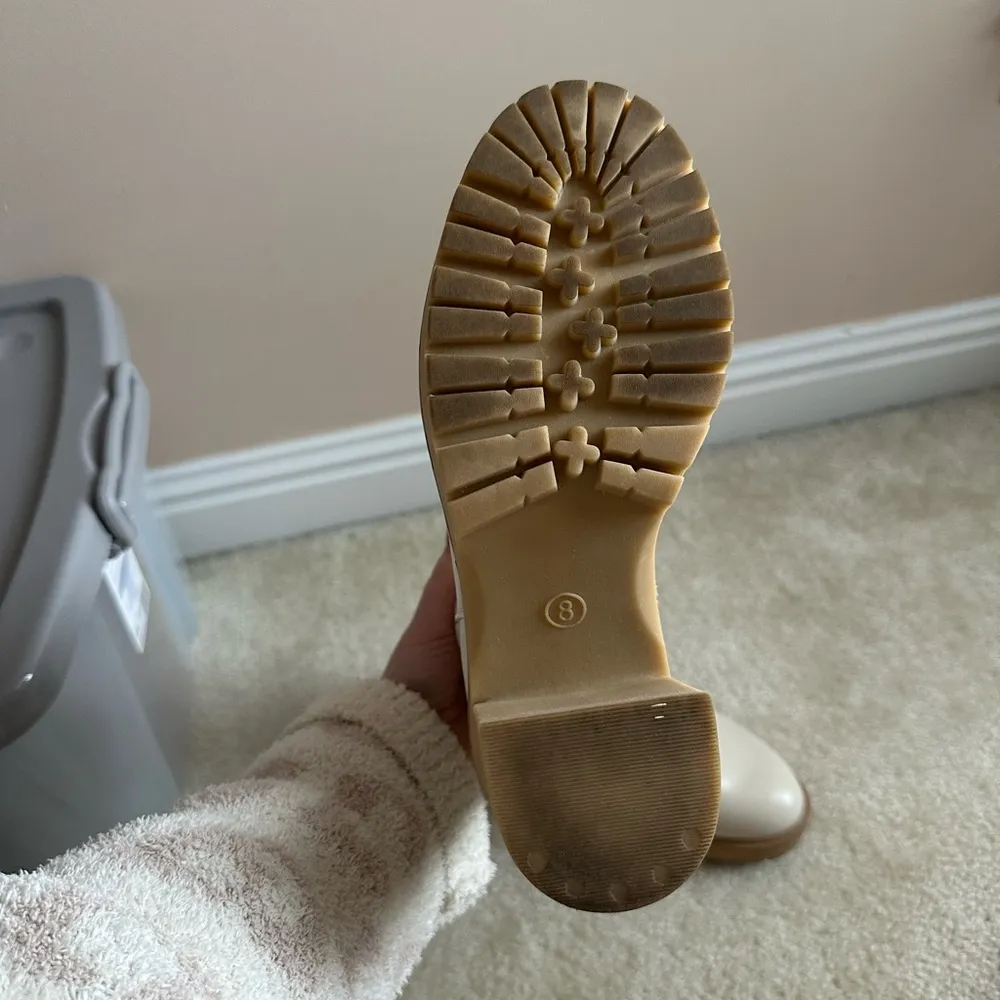 Dolce Vita Caster Booties Women 8 Sandstone Canvas - Image 4