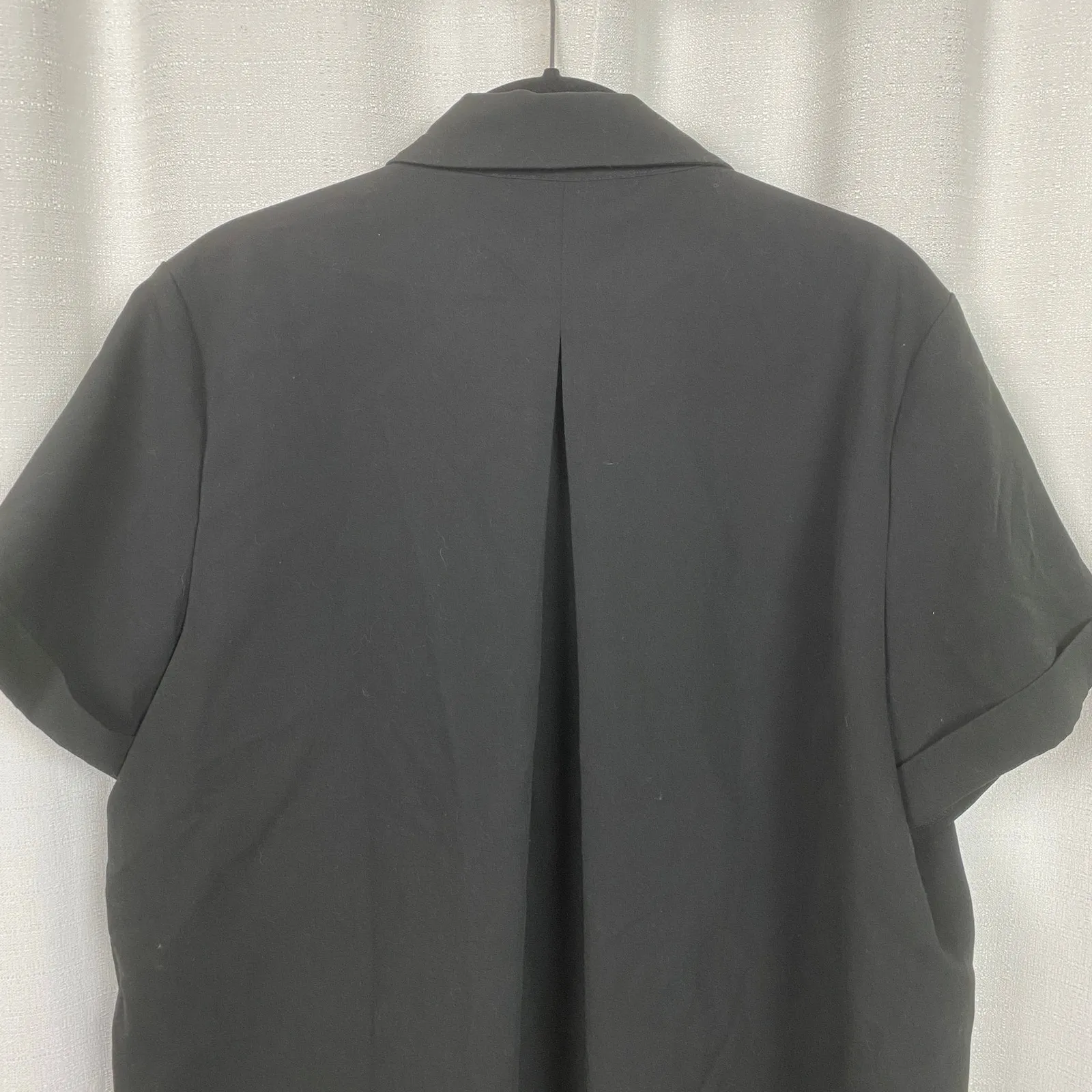 FIGS Black Pilar Button Up Limited Edition Scrub Top Sz.XL - Image 11