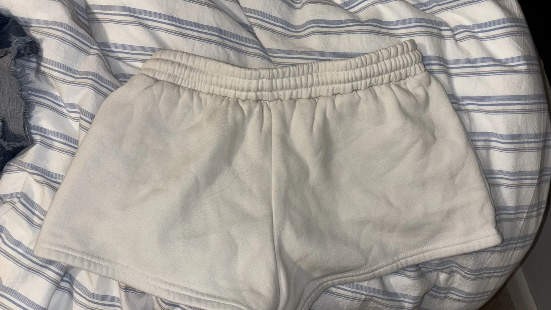 Cherry Crème Edikted Sweatshorts  - Image 3