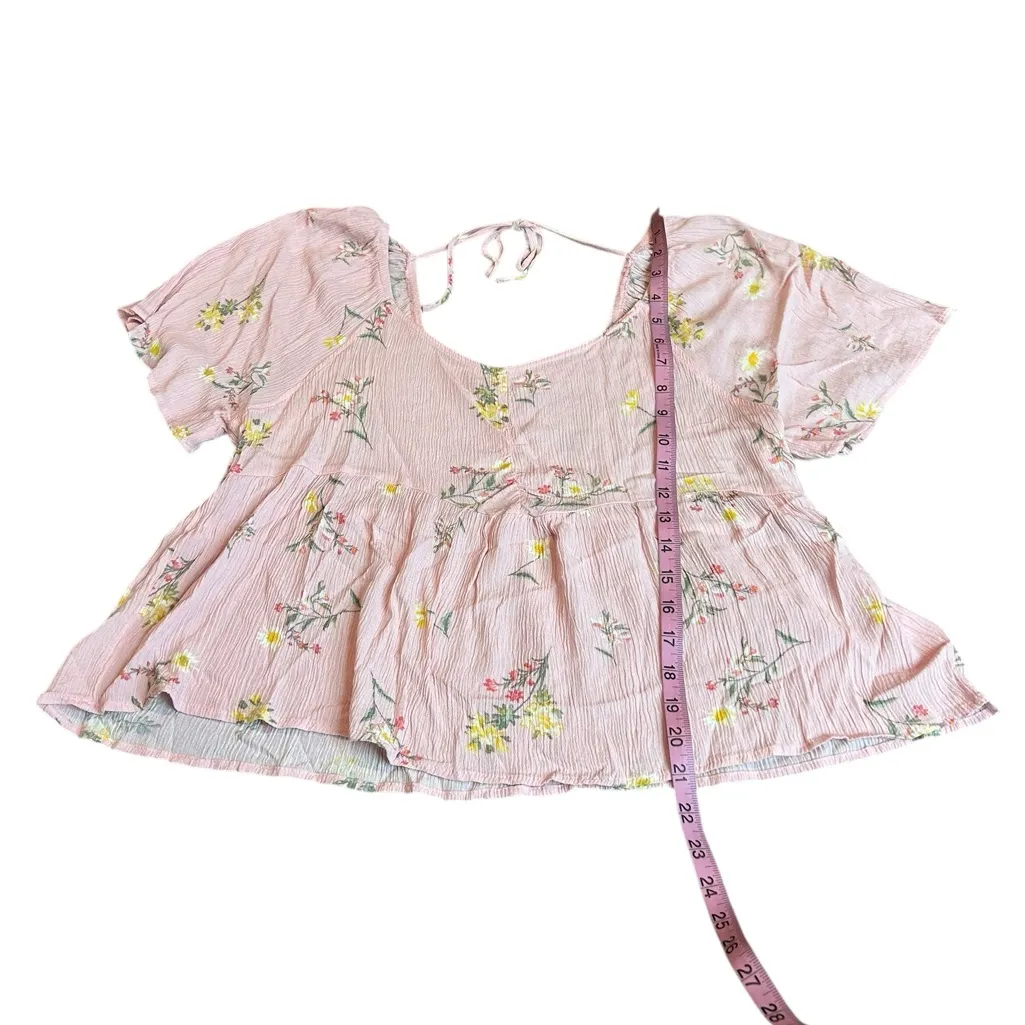 HIPPIE ROSE flowy floral blouse - Image 2