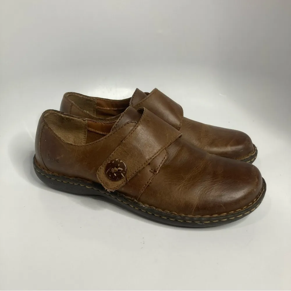 B.o.c. Leather clog‎ loafers size 9.5 Brown - Image 2