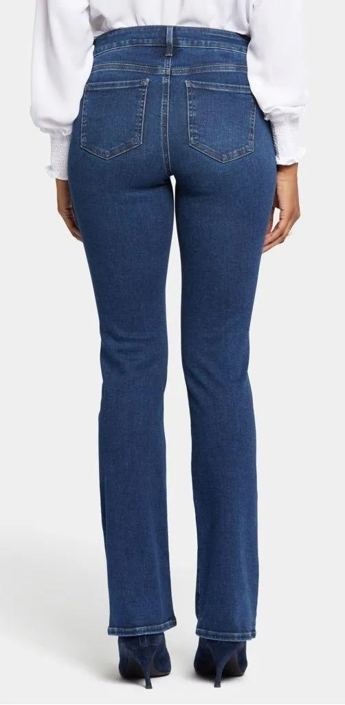 NYDJ Women’s Barbara Bootcut Jeans Liftxtuck Mid Rise in Cooper Medium Wash 12P - Image 2