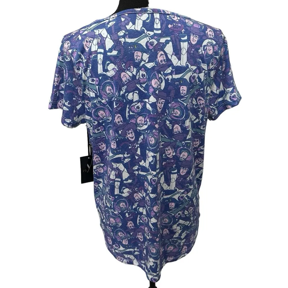 Torrid Toy Story Disney Pixar T-Shirt Woody Buzz‎ Women's Size 00 (M/L) NWT - Image 4