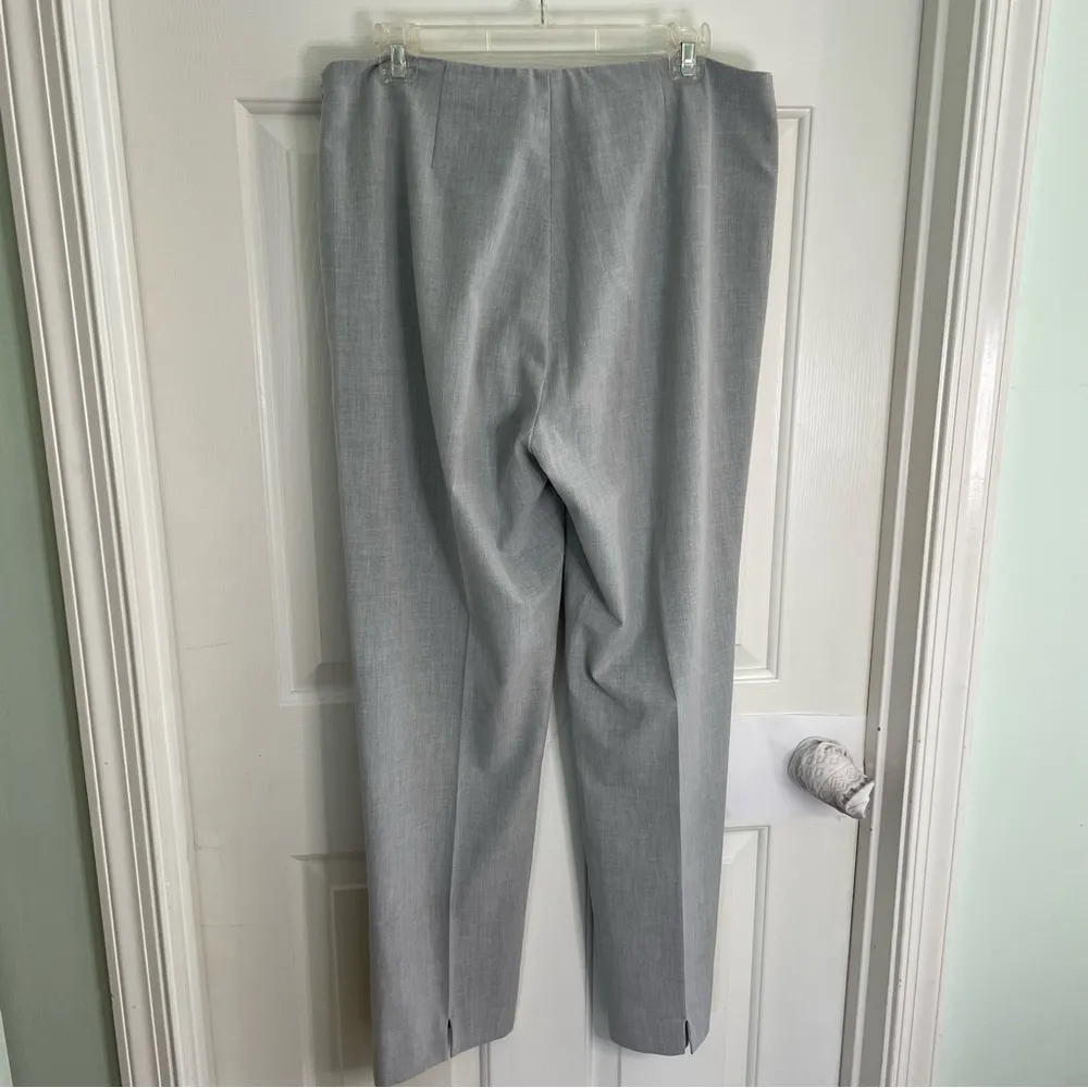 Thalian Light Gray Trousers Side Zipper Size 14 - Image 6