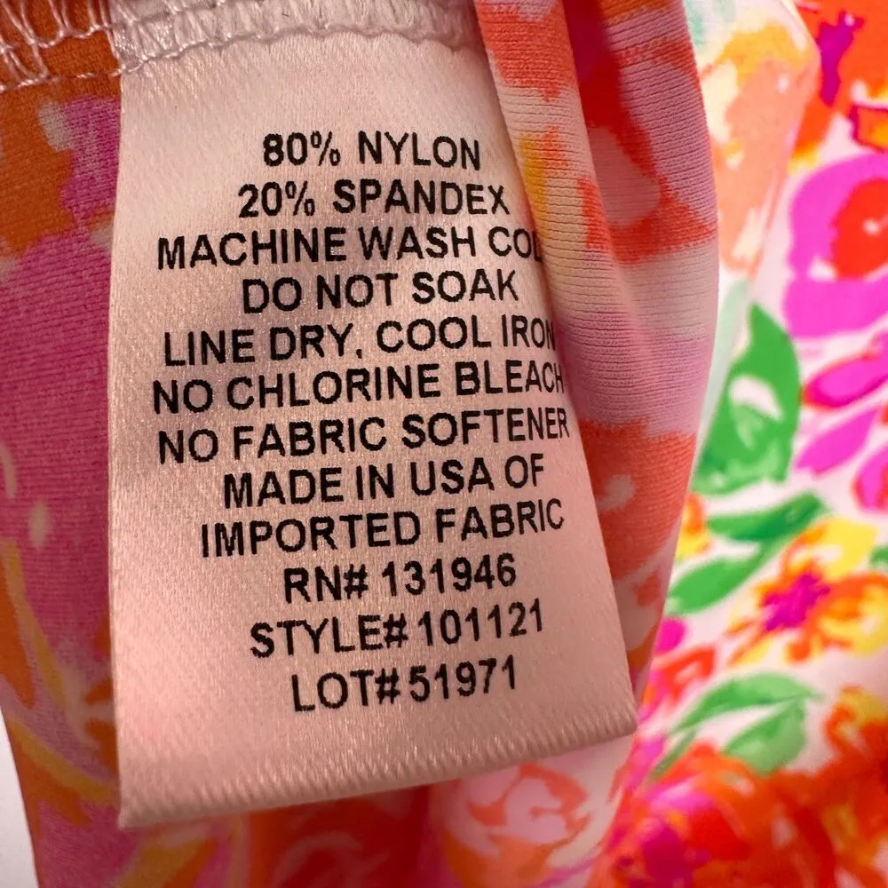 Jude Connally Bright Bold Floral Shift Dress Size XS - Image 3