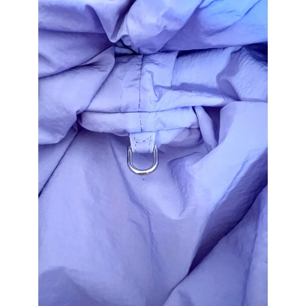 Bottega Veneta Towel Effect Ruched Purse Clutch Handbag Lilac - Image 12