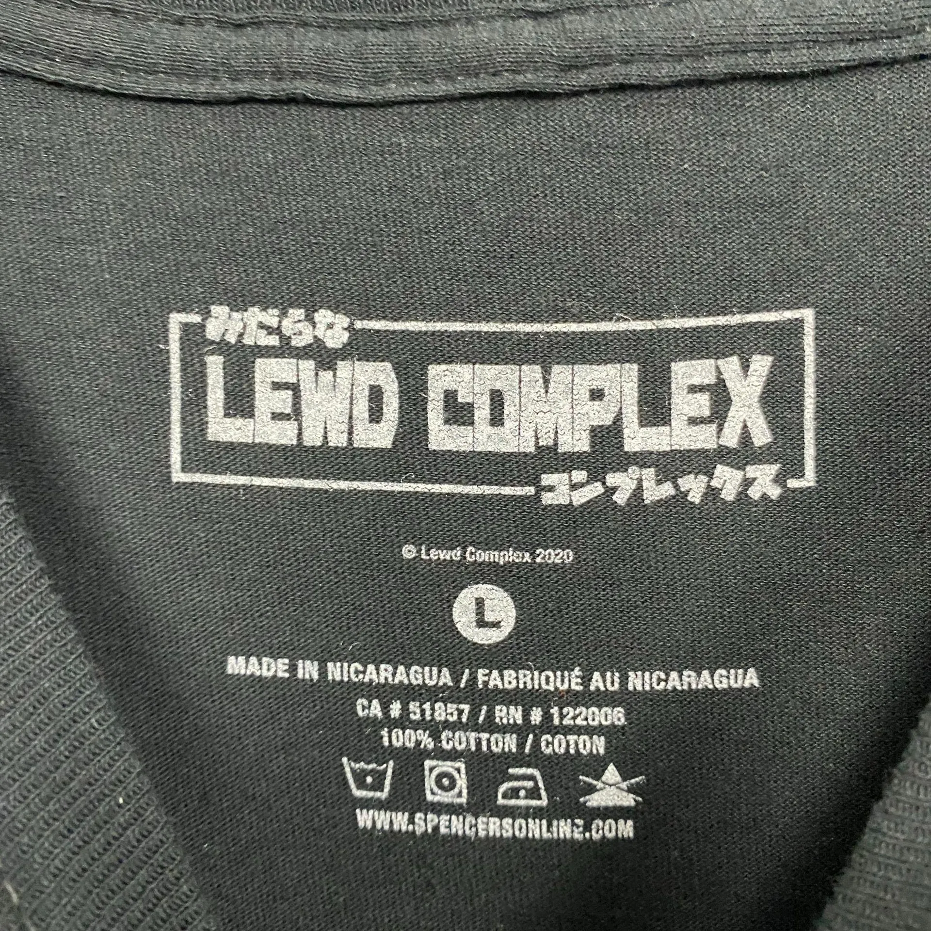Lewd Complex L/S Tee Size L Black Size L - Image 4
