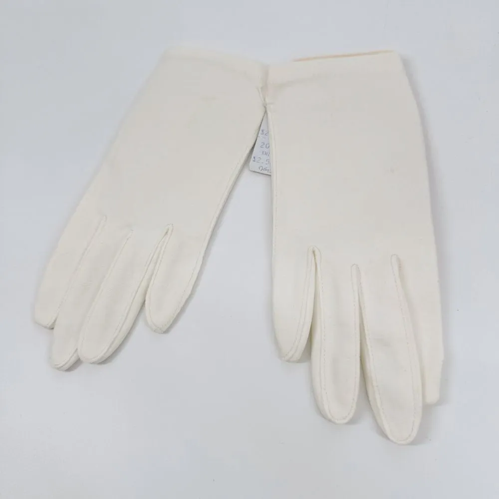 Van Raalte Vintage Wrist Length Gloves White Size 6.5 Dead - Image 6