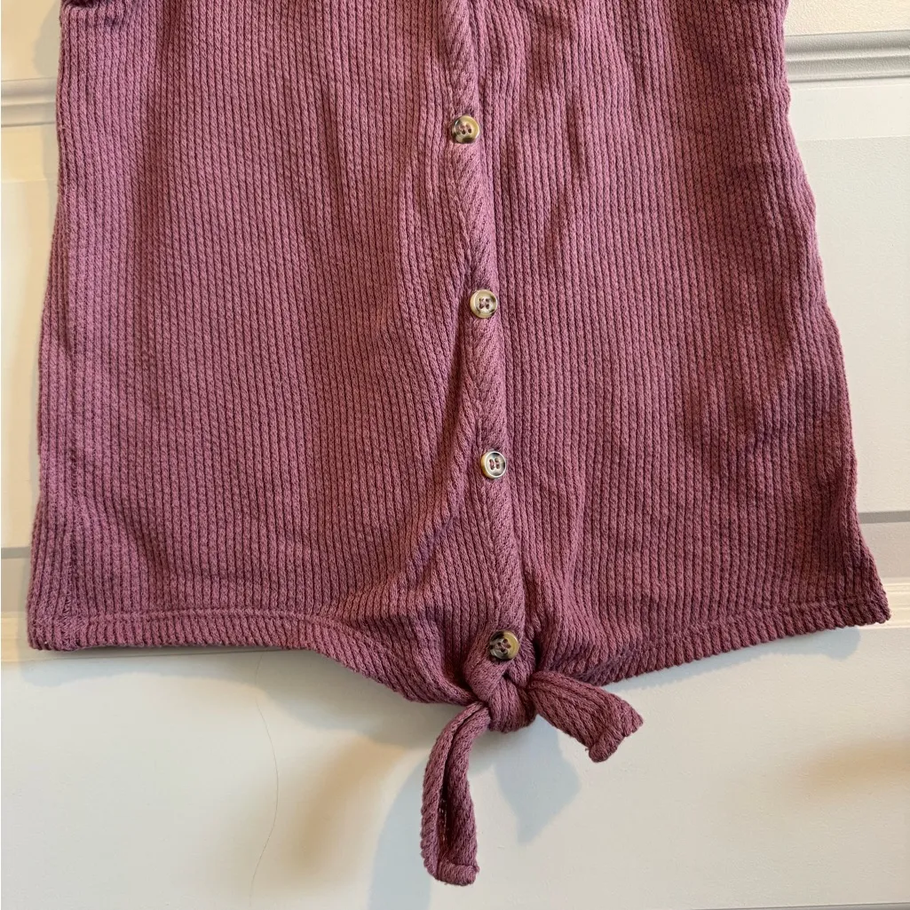 Vintage Mudd Rose Tank Top With Tie - Image 4