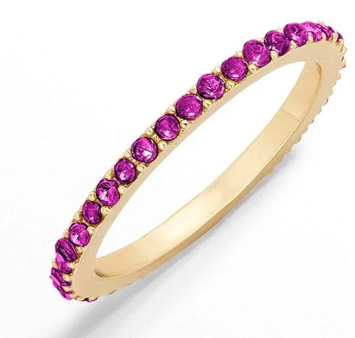 5 rainbow gold rings - Image 5