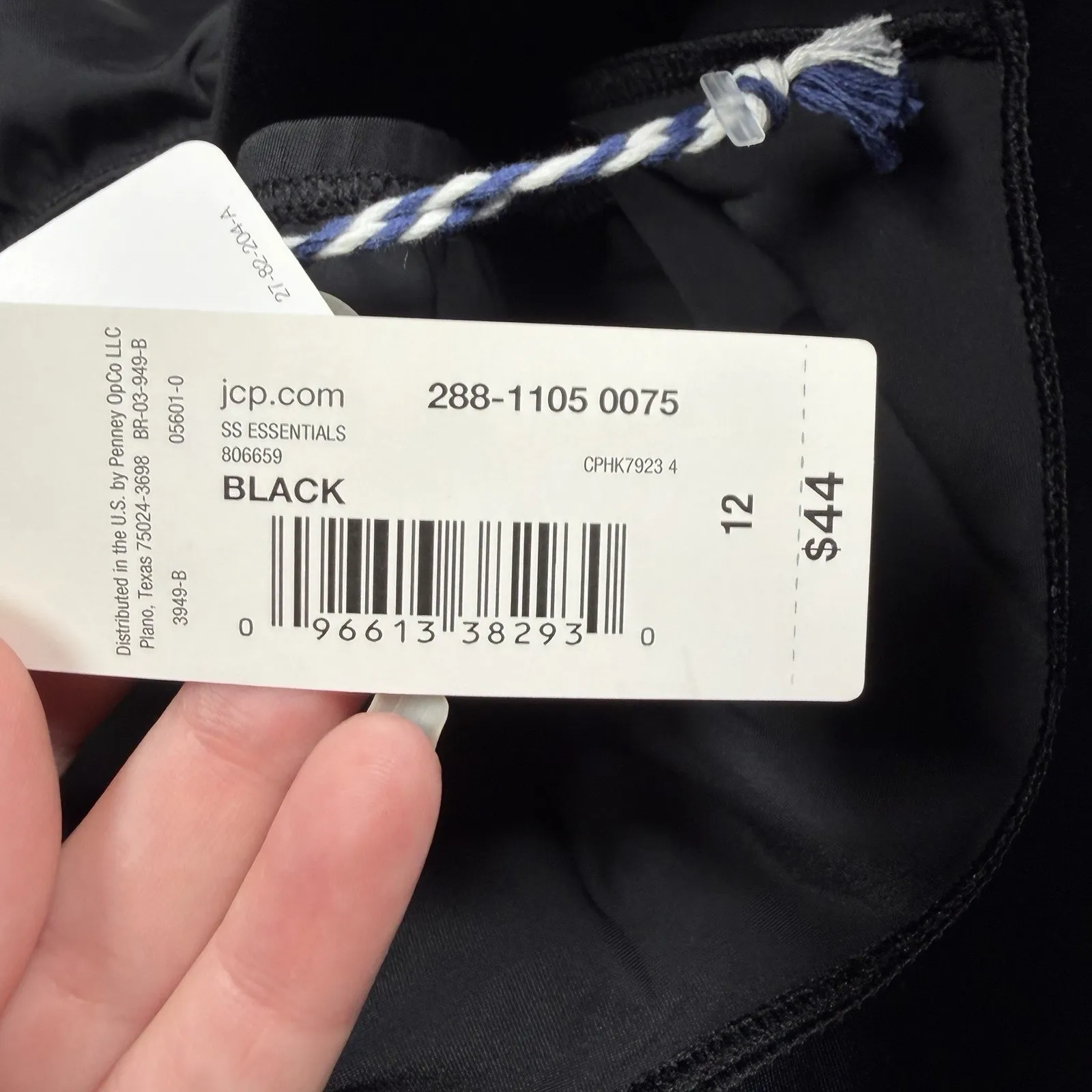 Sonnet Shores Swim Skirt Womens Size 12 Black Mid Rise Full Coverage NEW - Image 5