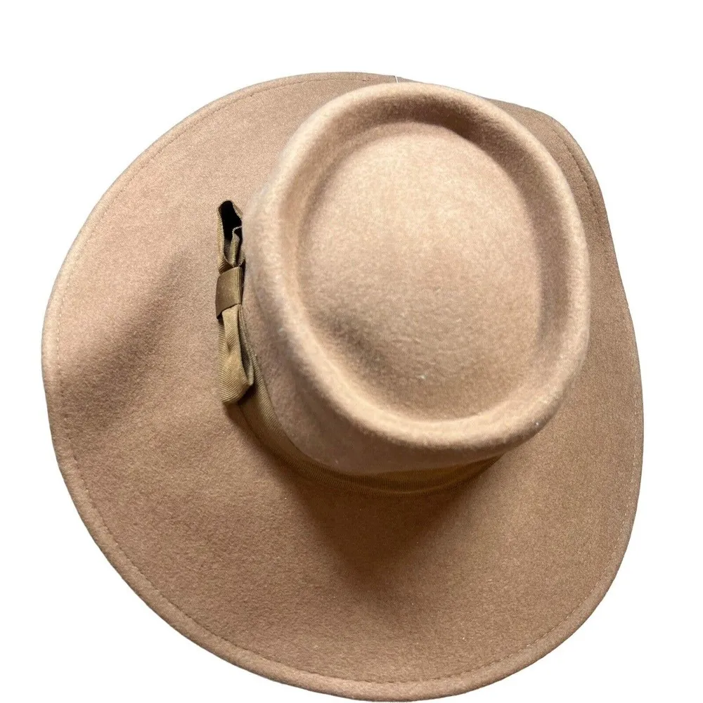 Nine West  Brown Wool Hat Ladies New - Image 3