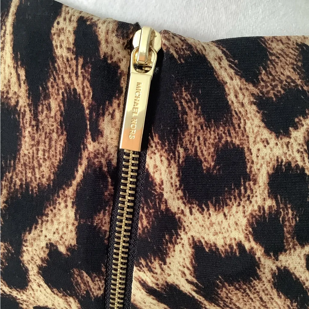 NICE MK long sleeve dress NEW 🍁 Brown Size M - Image 8