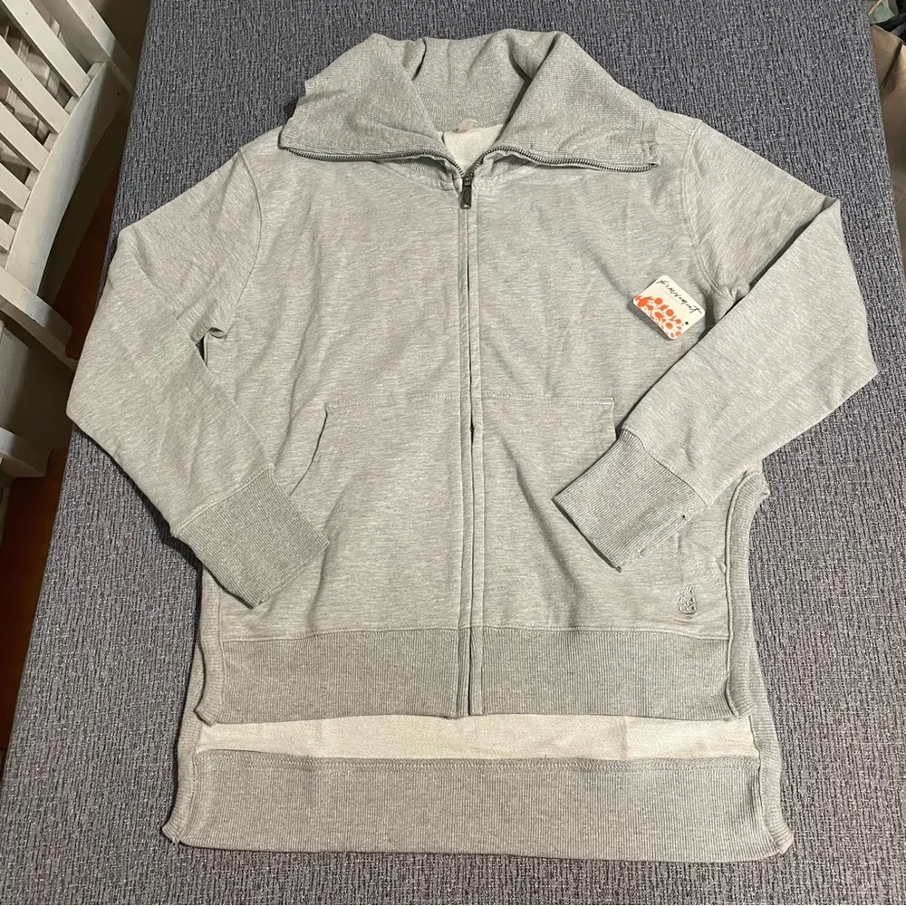 Free People Movement Zip Up Knit Jacket - Image 4