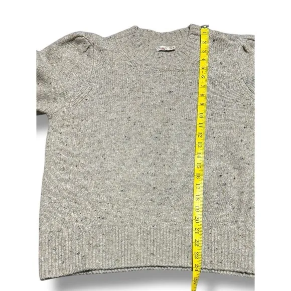 Faherty Womens XL Sweater Boone Oatcake Merino Wool Alpaca Tan Knit Tuckernuck - Image 6