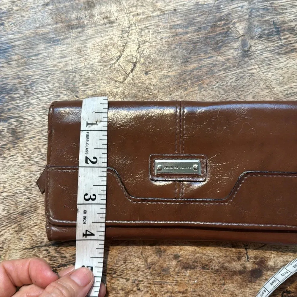 Brown leather Franco Sarto wallet - Image 9