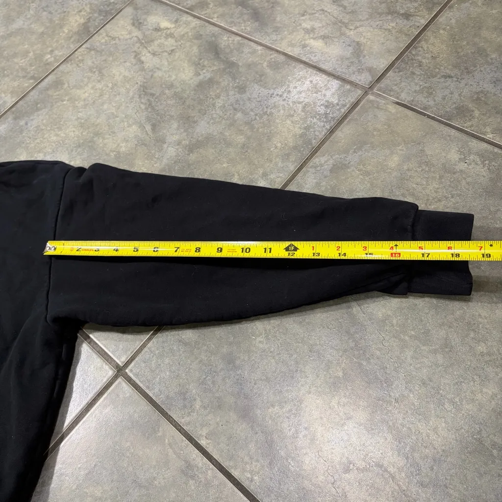 Pangaia Hoodie Womens Sz S Black 365 Heavyweight Organic Cotton Preppy Streetwea - Image 12