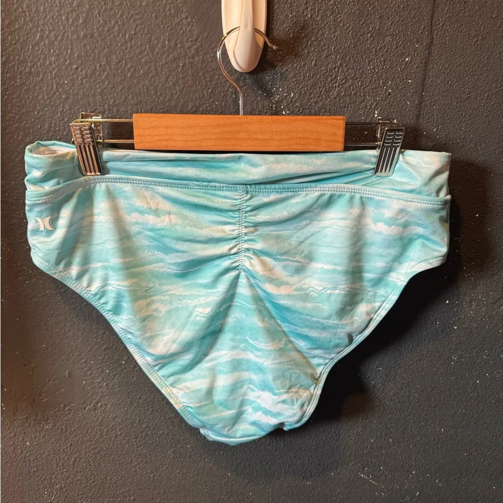 Hurley  Light Blue Tie Dye Women's Bikini Bottom - Image 2