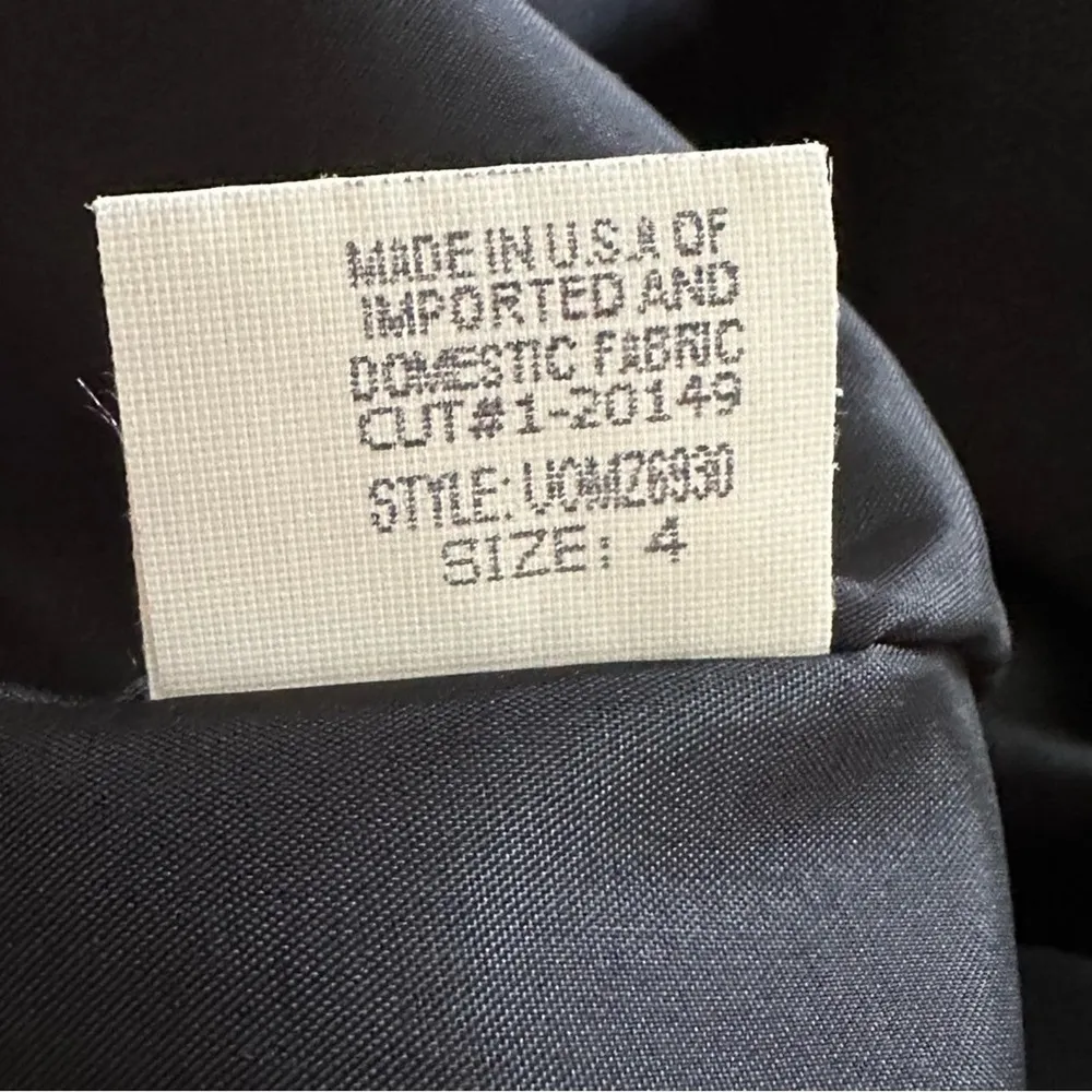 David Meister Dress Black Sleeveless Bow Waist Sheath Cocktail Dress Size 4 - Image 12