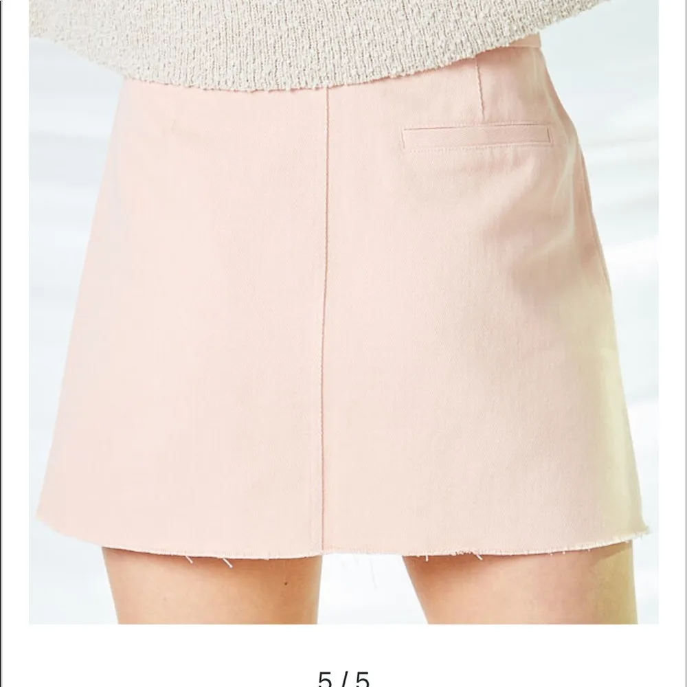 light pink jean skirt - Image 5