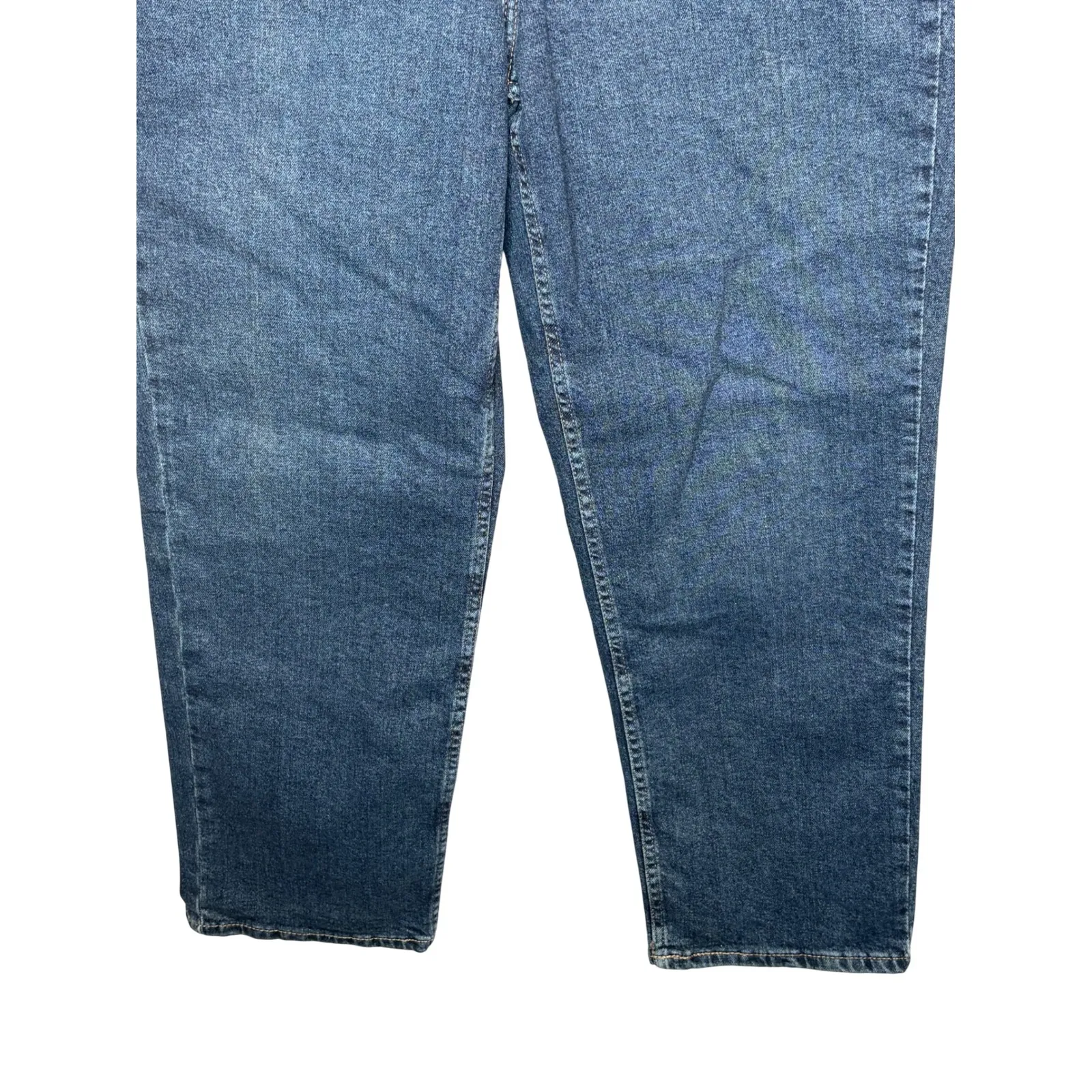 Calvin Klein Jeans Women Dark Blue Denim Straight Leg Pants Size 14 NWT - Image 3