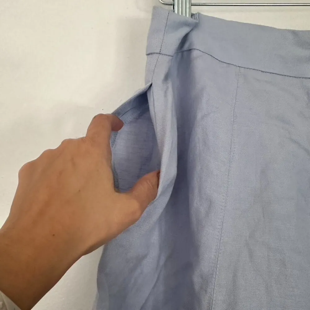 Grace Elements Linen Blend A Line Skirt Size 4 NEW - Image 6