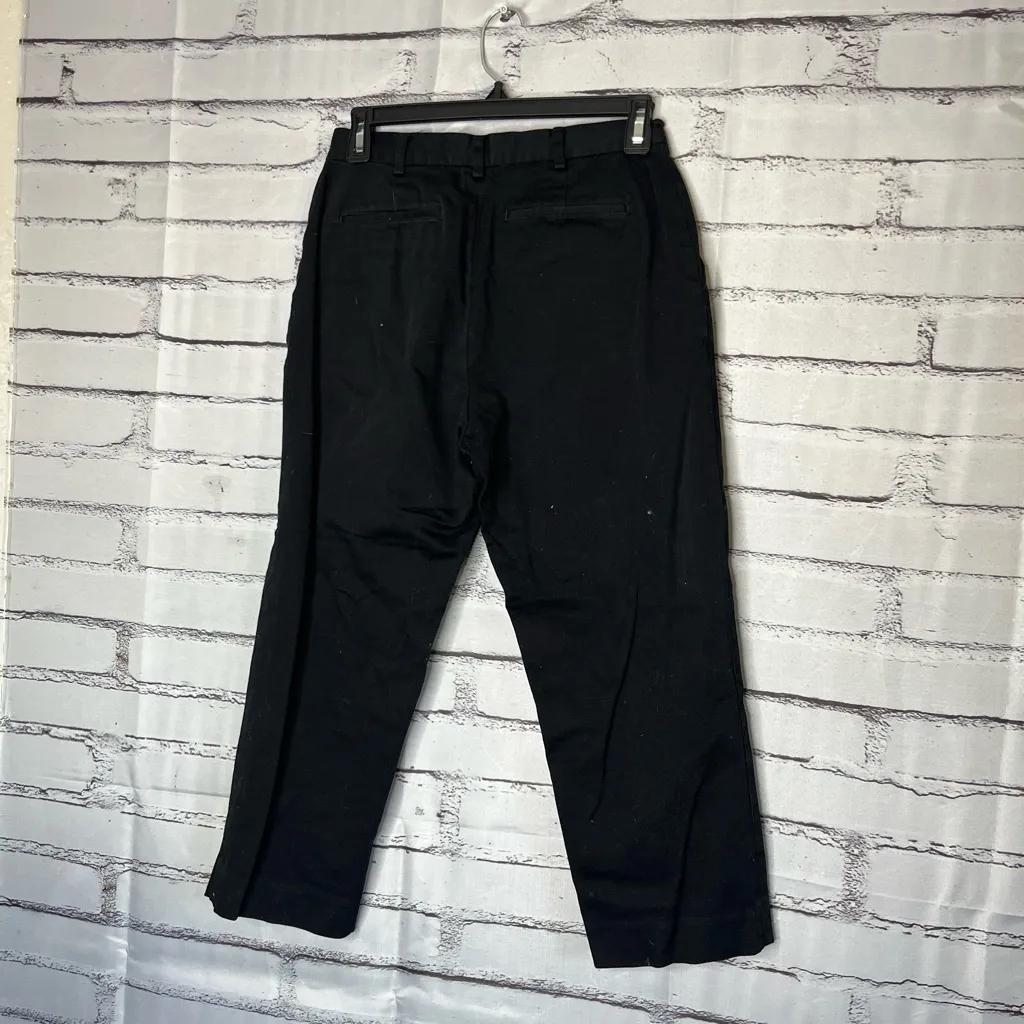 GAP Black Stretch Capri Pants Versatile Comfortable High Waist SZ 4 Baggy Casual - Image 10