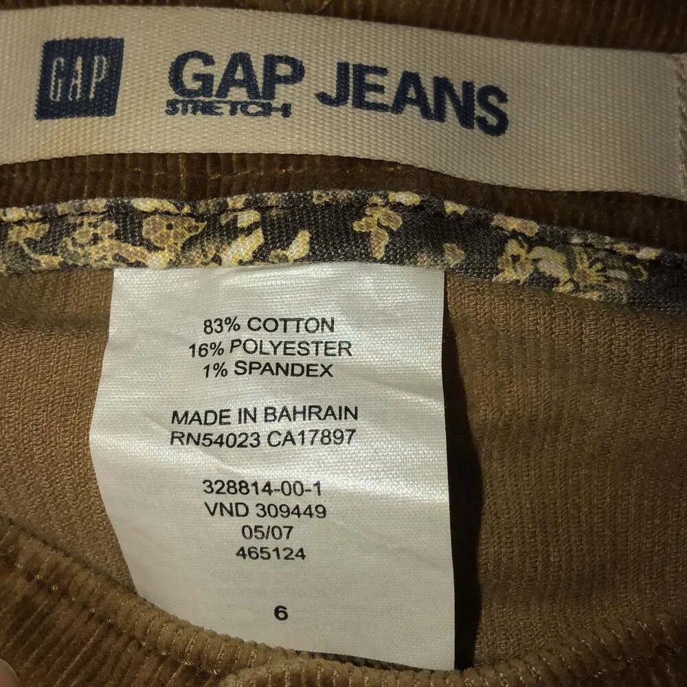 Gap jeans stretch Brown Corduroy Mini skirt size 6 - Image 9