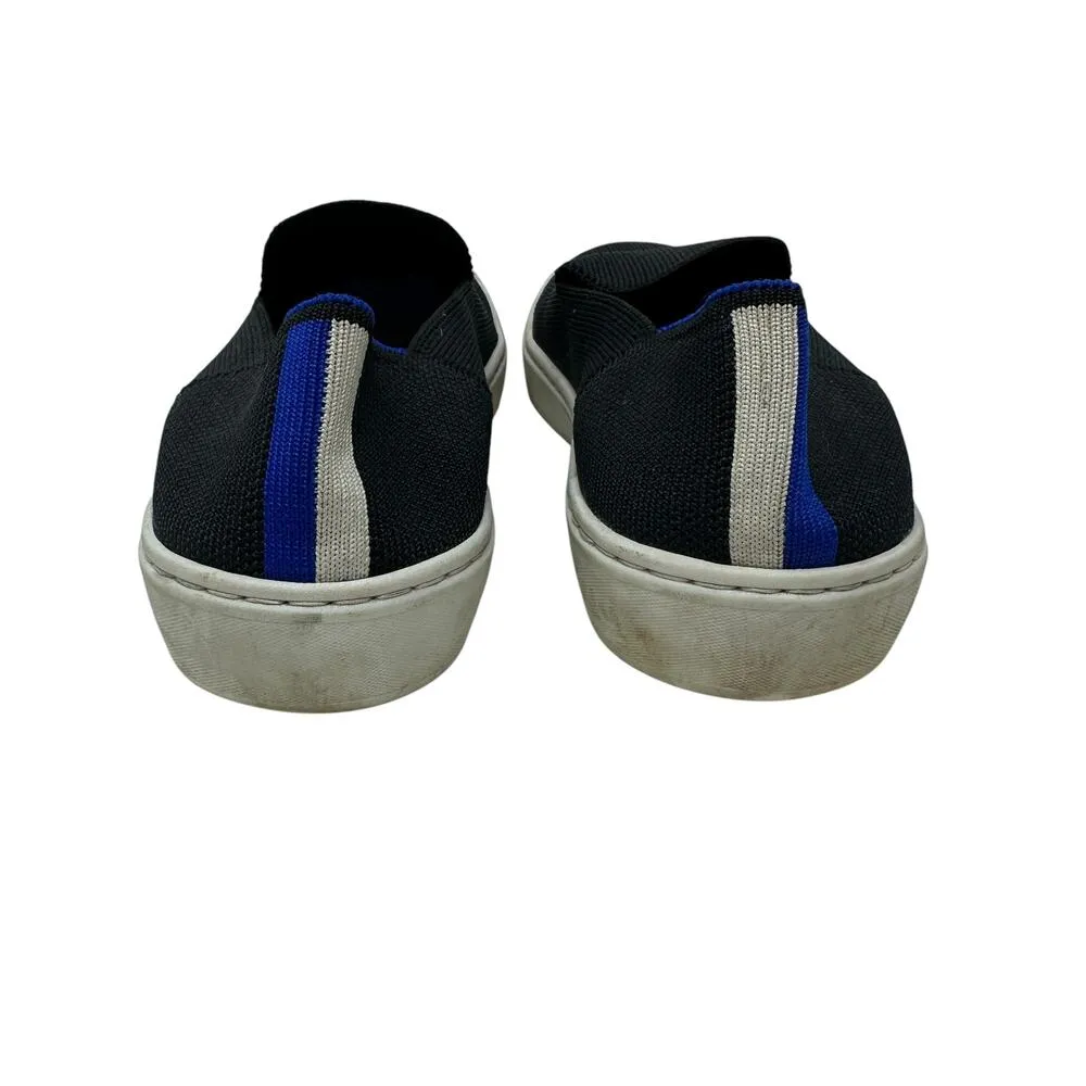 Rothy’s The Original Slip On Solid Black Knit Washable Sneakers Shoes Size 6.5 - Image 6