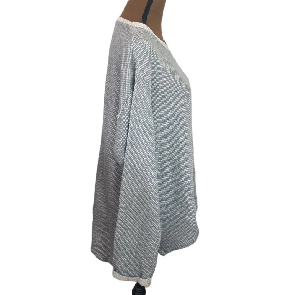 Southern shirt birdseye cotton flower logo embroidered sweatshirt grey size XL - Image 3