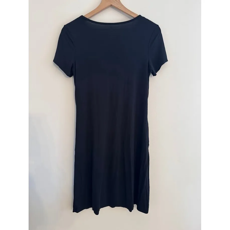 Kindred Bravely Black Short Sleeve Nursing Breastfeeding Midi Dress Small Petit - Image 5