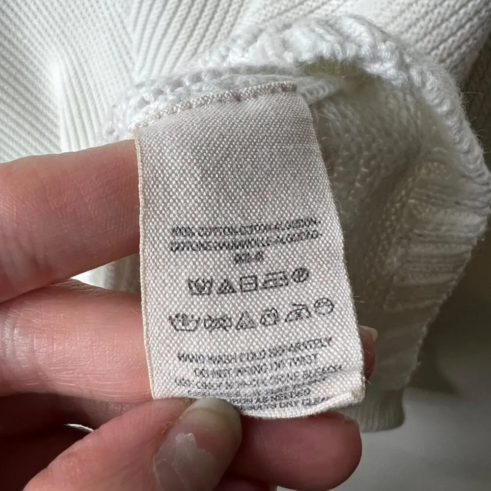 Free People‎ La Brea Relaxed Fit Ribbed V-Neck Knit Women’s size small - Image 7