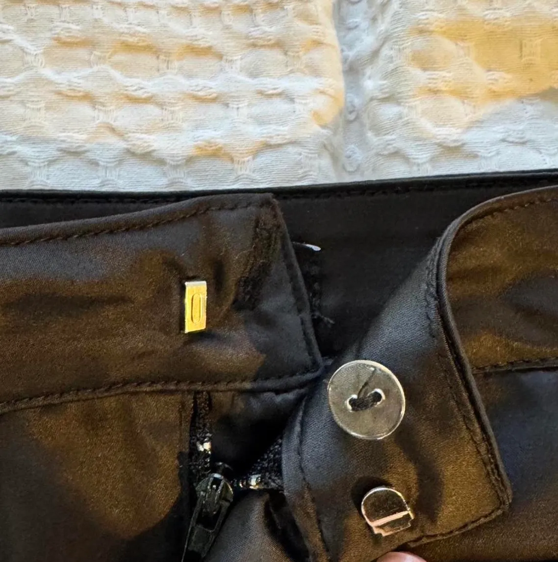 Faux Leather Miniskirt - Image 2