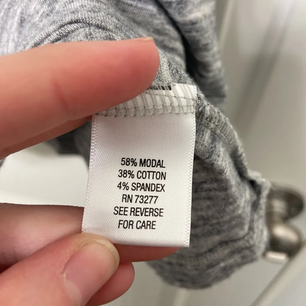 NWOT Apt.9 women's gray‎ black stretch comfy lounge casual soft tank top XL - Image 4