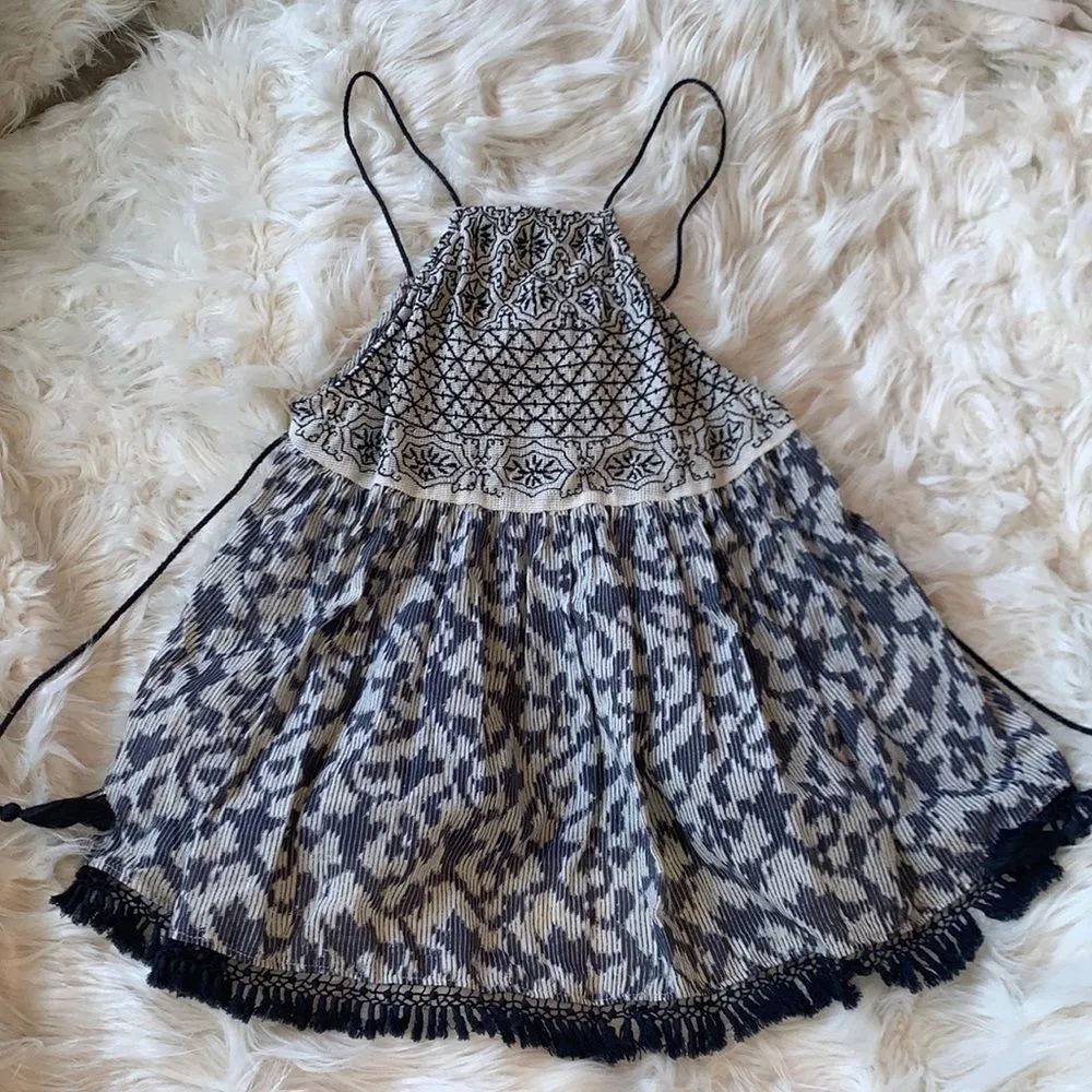 Ecote Embroidered Pinafore Tank Top - Image 11