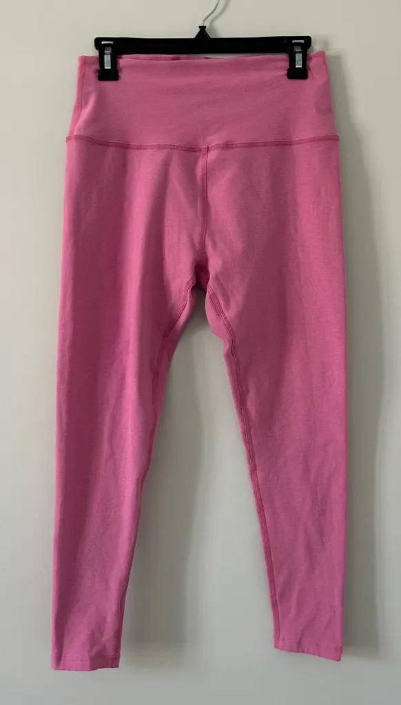 Beyond Yoga Spacedye At Your Leisure Leggings Pink Bloom Heather 24in Large - Image 1