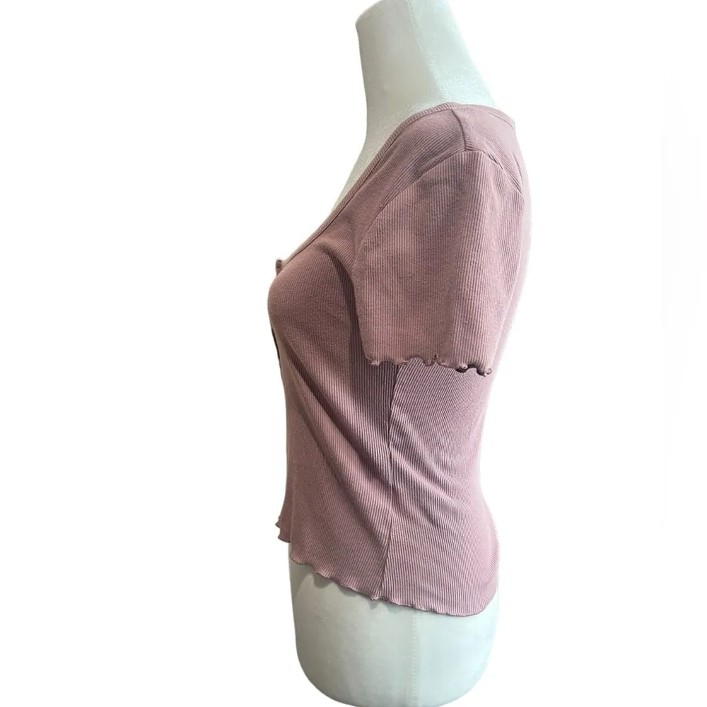 Aeropostale Pink Shrunken Tee OG Collection Shirt - Image 2