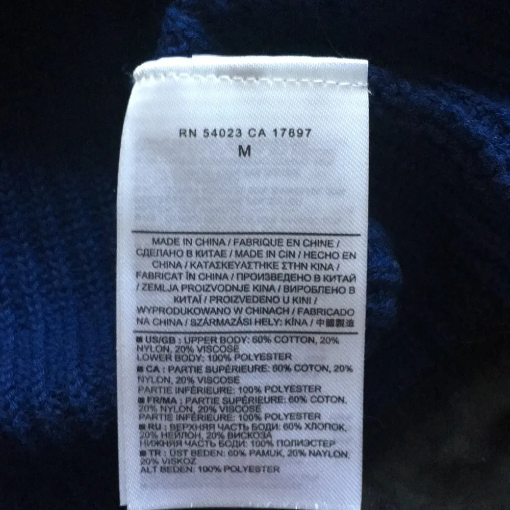 NWOT Banana Republic dark blue layered ribbed soft sweater - Image 7