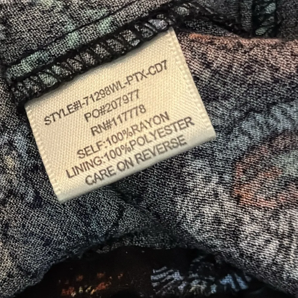 Lovestitch Dark Floral Deep V High Low Empire Babydoll Waist Midi Maxi Dress - Image 4