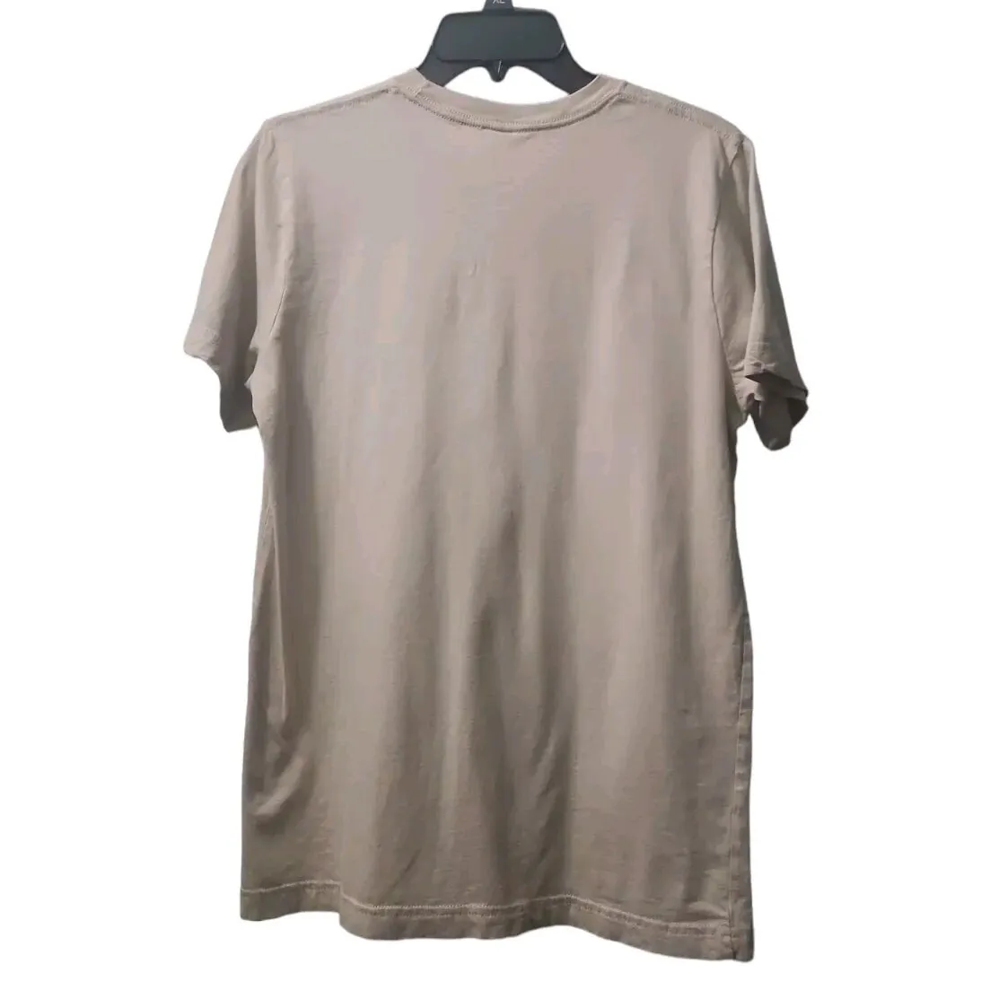 Bella+Canvas‎ Hello Fall Graphic T-Shirt Short Sleeve Casual Top Beige M - Image 2