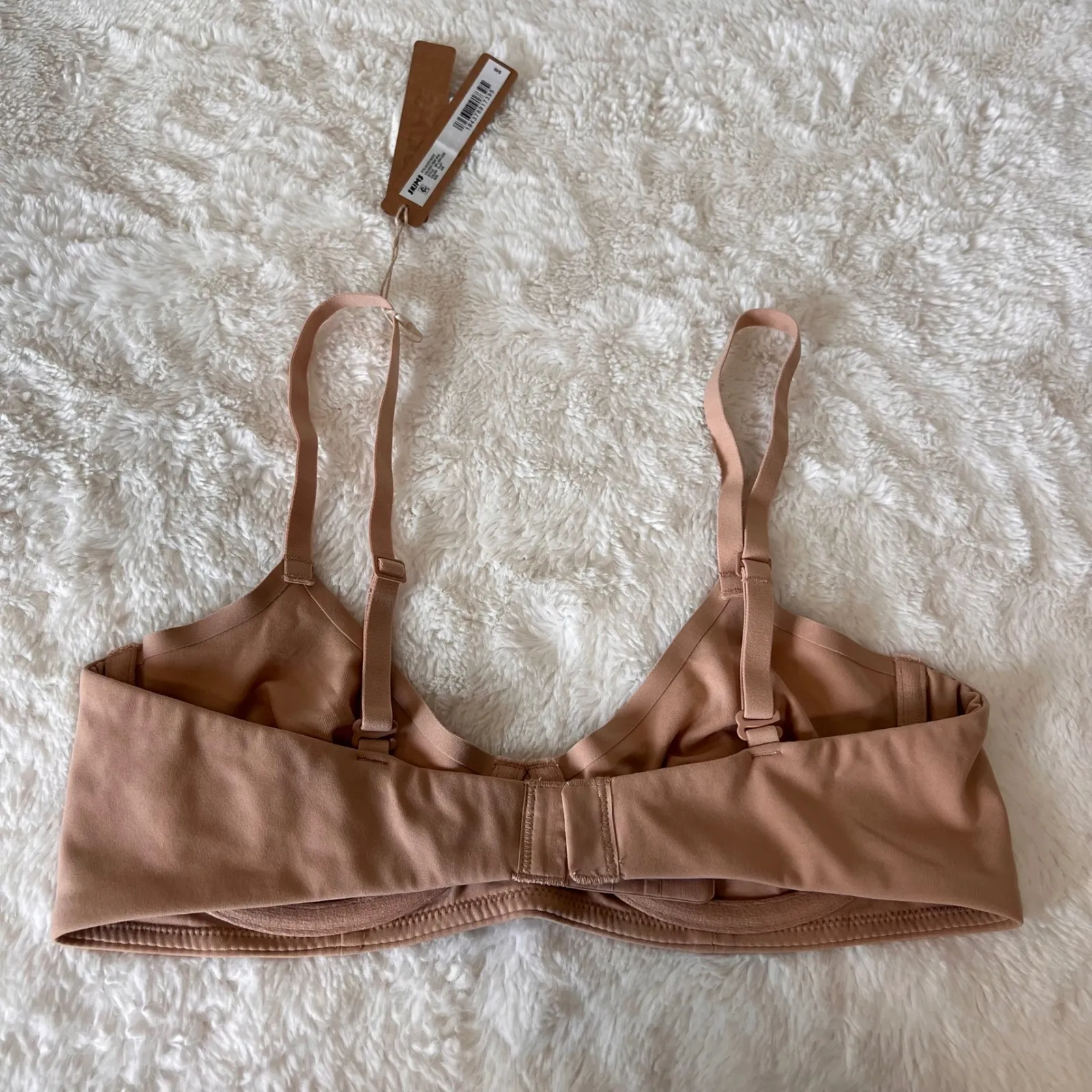 SKIMS Fits Everybody Unlined Demi Bra Clay Color Style BR-UHW-2293 Size 34B NWT - Image 5