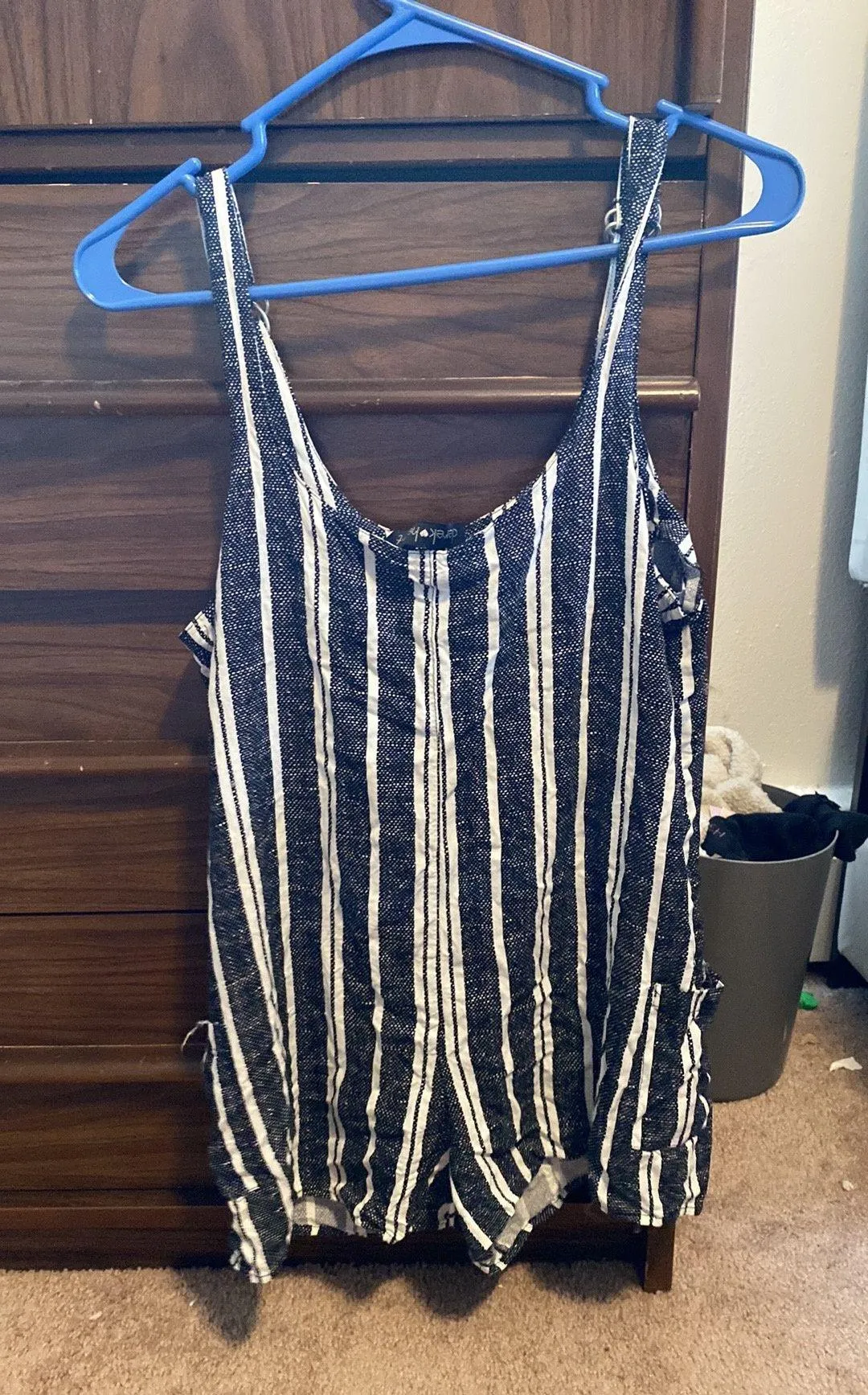 Derek Heart Stripped Romper - Image 4