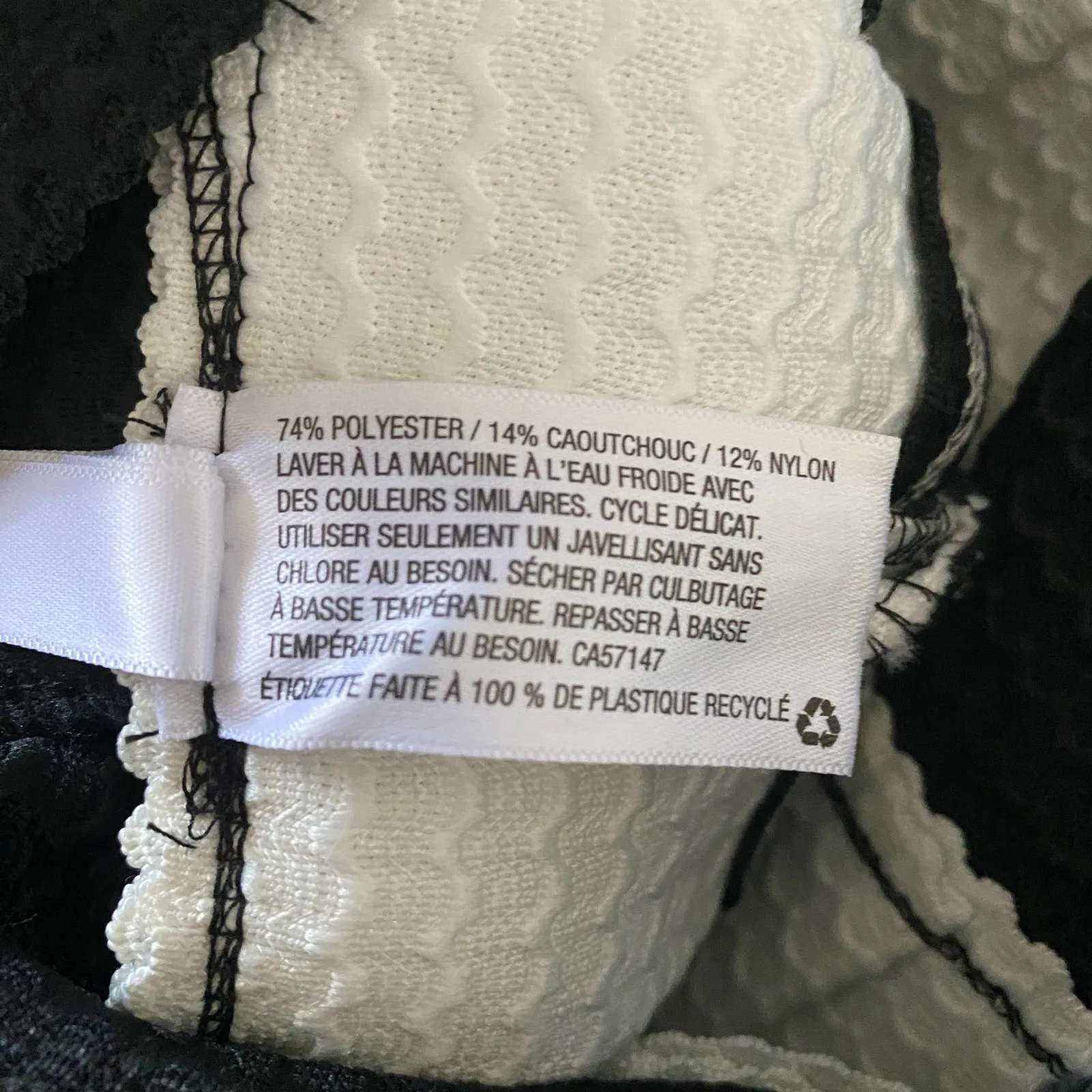 Xhilaration Pleated A-Line Mini Skirt | Stretch Waist Skater Style Black White L - Image 6