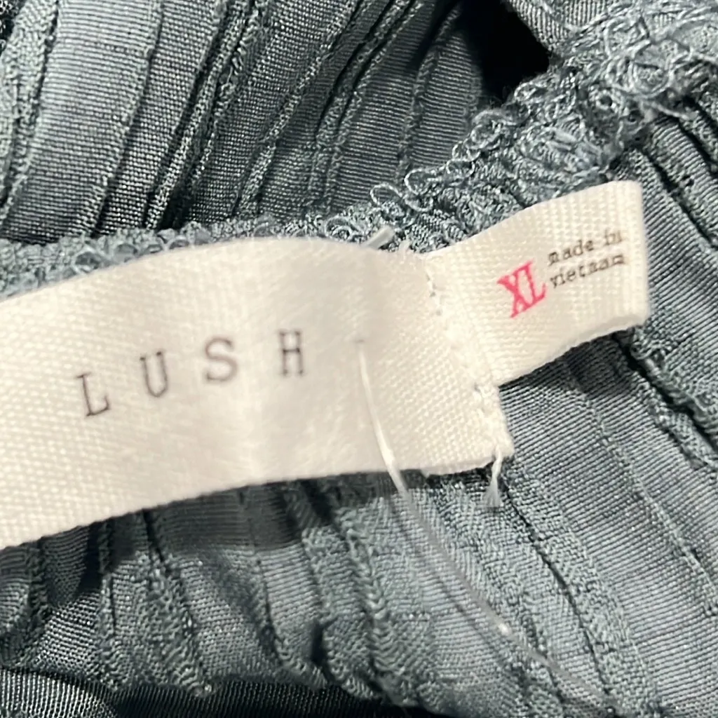 LUSH, Babydoll Dress, Slate Blue, Size XL - NWT - Image 5