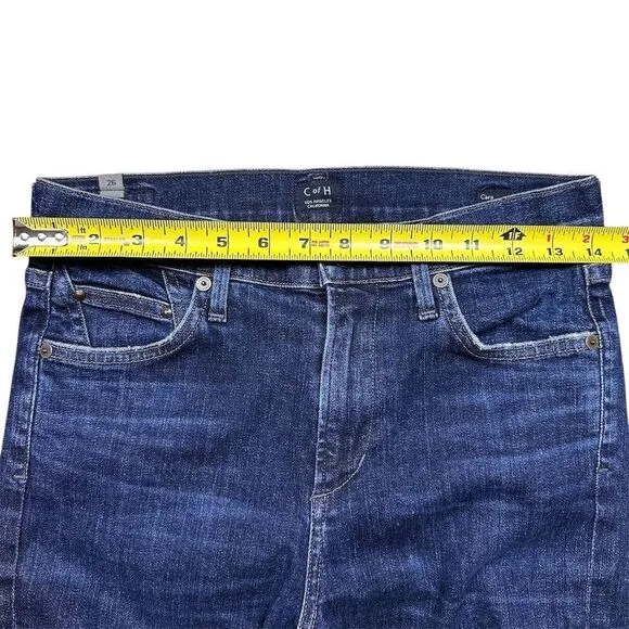 Citizens‎ of Humanity Women's Cara High Rise Cigarette Ankle Jeans Size 26 Blue - Image 9