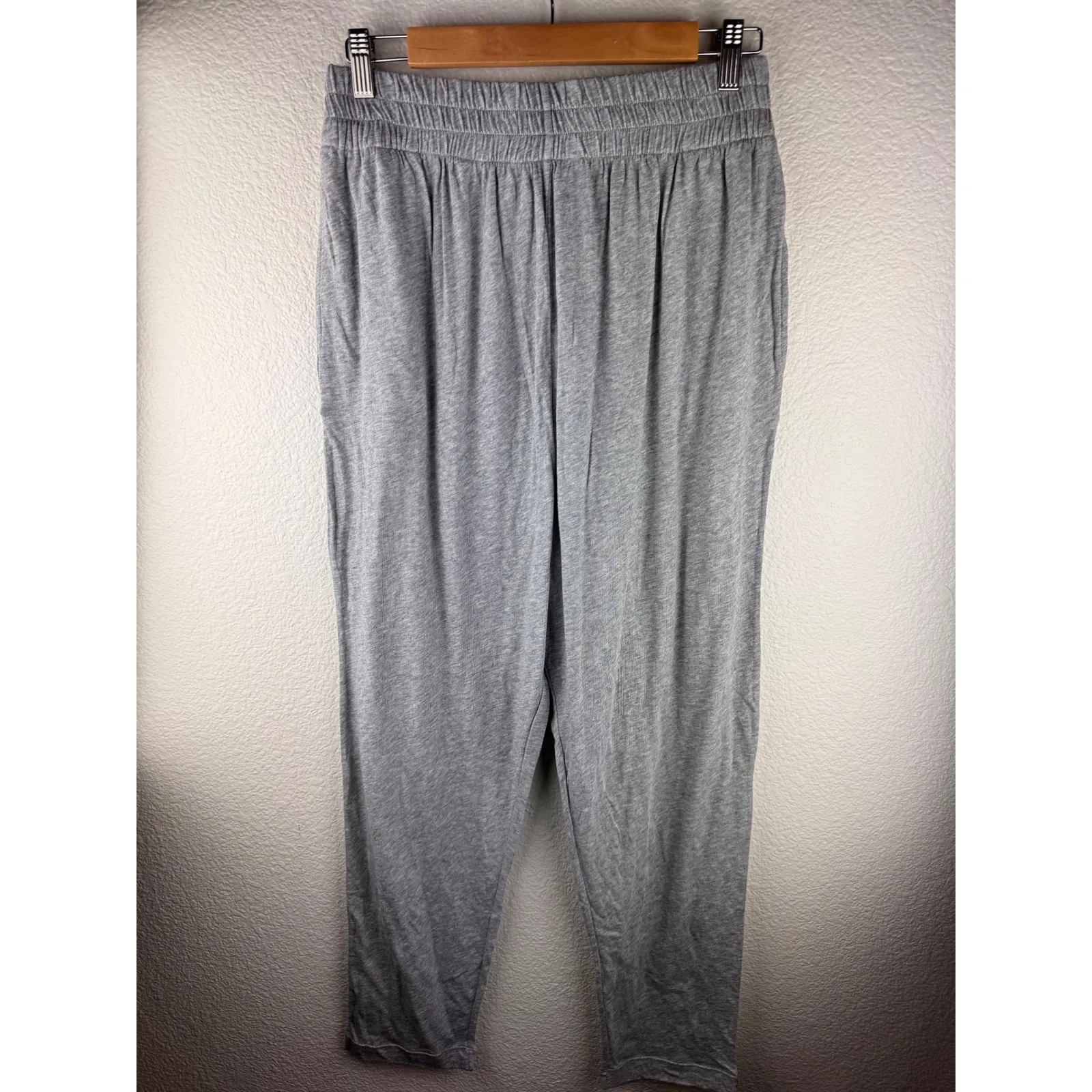 Eberjey Grey Lounge Pajama Set Top Pants Size L - Image 3
