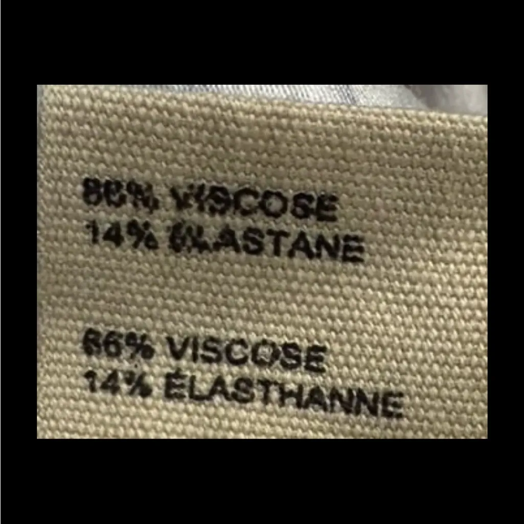 Free People Paisley Design Pull On Stretch Pants. Size Medium - Image 9